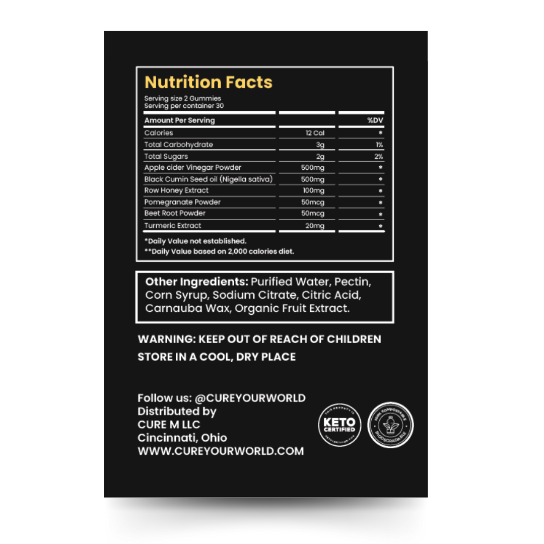 Organic Black Seed Oil Gummies